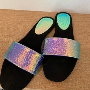 Iridescent Sandals !! PrettyLittleThings